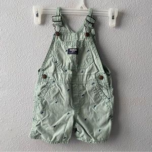 Oshkosh B’gosh | Baby Boy Green Dinosaur design overall Size 18M